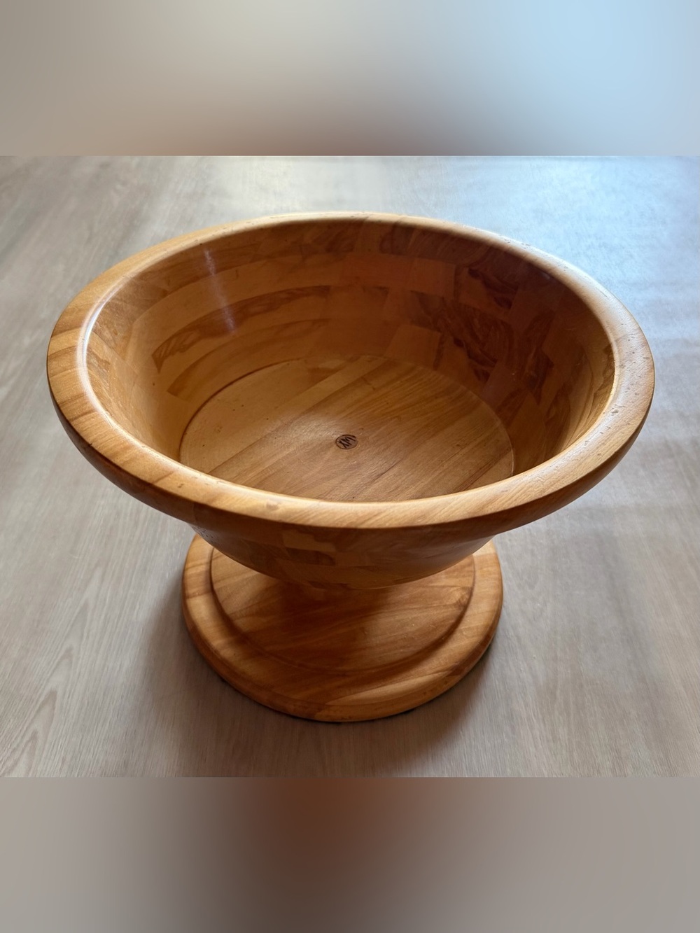 Vintage Wxfords Alaskan Birch Wood Bowl Handmade